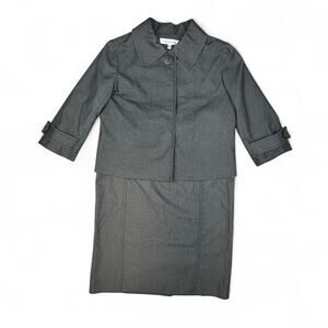 Harvé Benard Women's Gray Dress Suit size 8 sku 367-V05